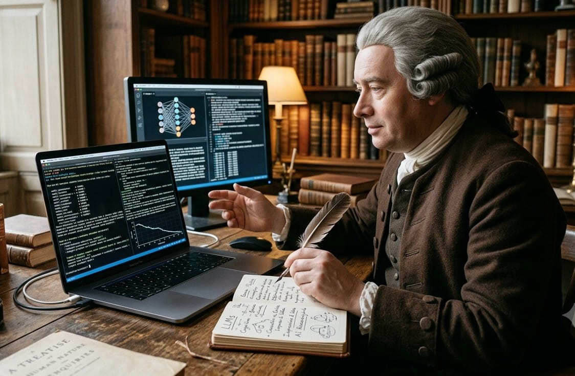 The Leibniz Trap: How Hinton and Dawkins Fall for the AI Illusion Hume Warned Us About